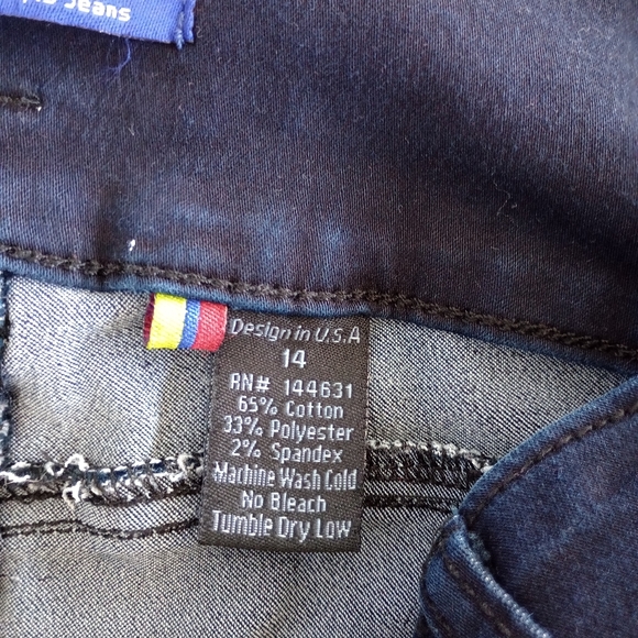 Vior levanta pompis jeans/ butt lifting jeans Capri shorts size 14 - Picture 5 of 11